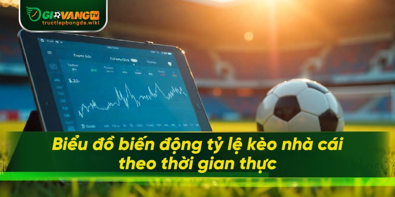 Biểu đồ biến động tỷ lệ kèo nhà cái theo thời gian thực